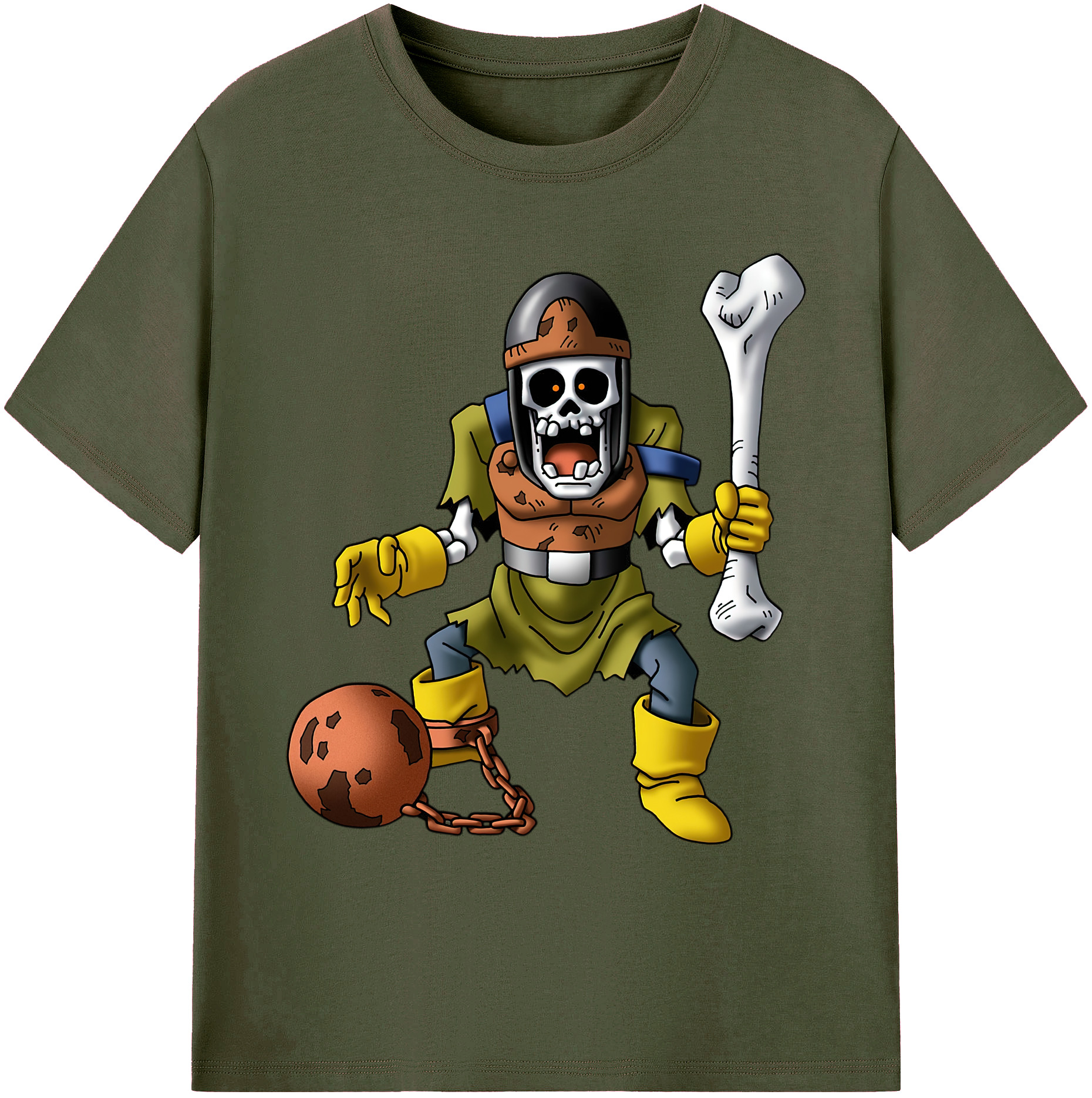 （画像用） ドラゴンクエスト Doragon Kuesuto Dragon Quest 綿100％ メンズ半袖Tシャツ｜肌触りやわらか＆通気性